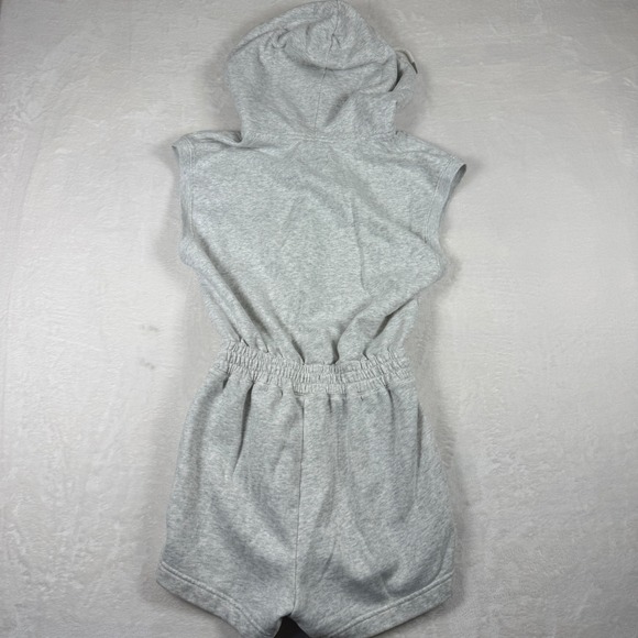 Abercrombie & Fitch Sleeveless Hoodie Fleece Romper‎ Size Small Tall Coverup - Picture 3 of 4